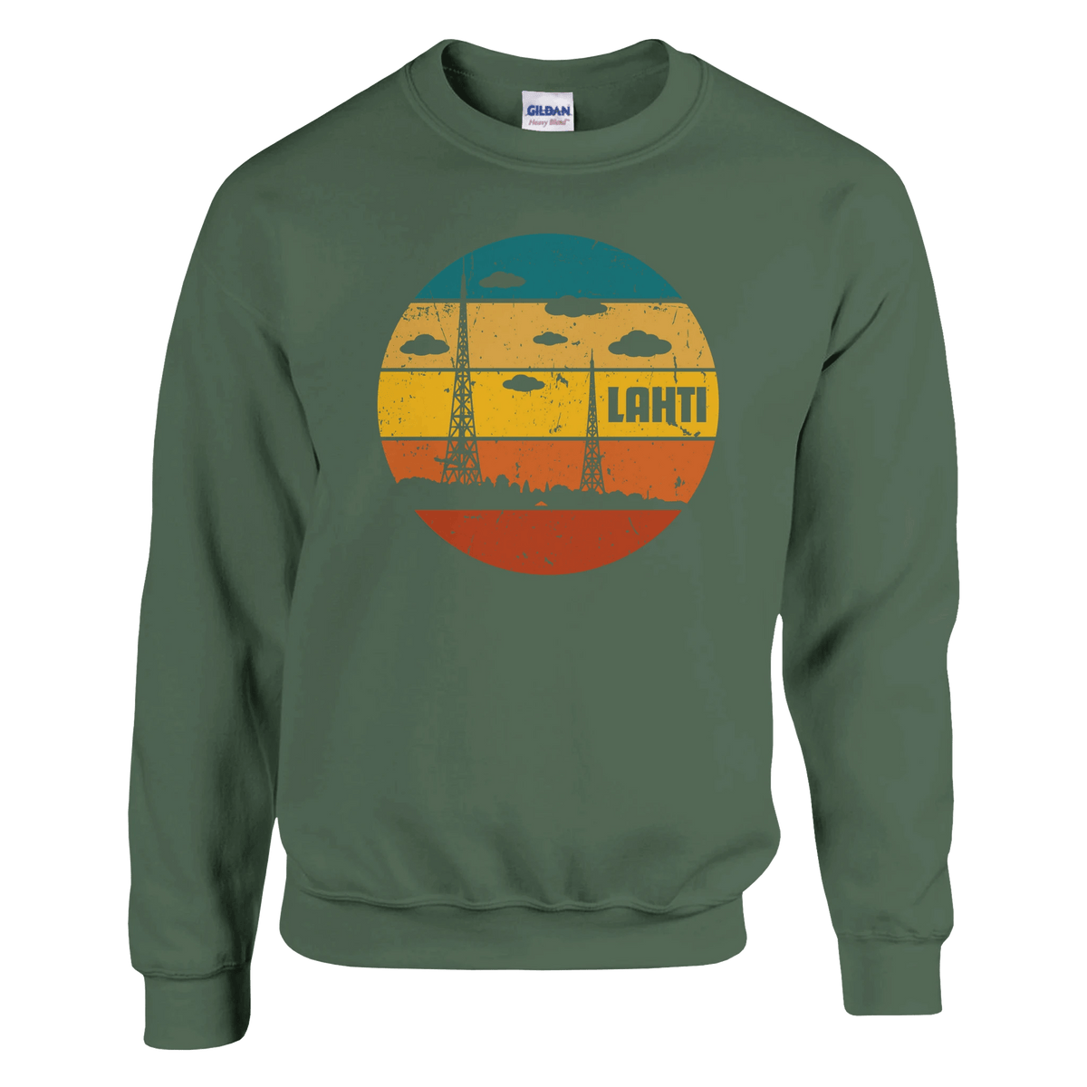 Lahti - Radiomastot - Collegepaita - Mun Paita