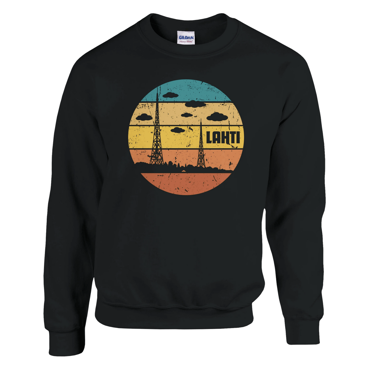 Lahti - Radiomastot - Collegepaita - Mun Paita