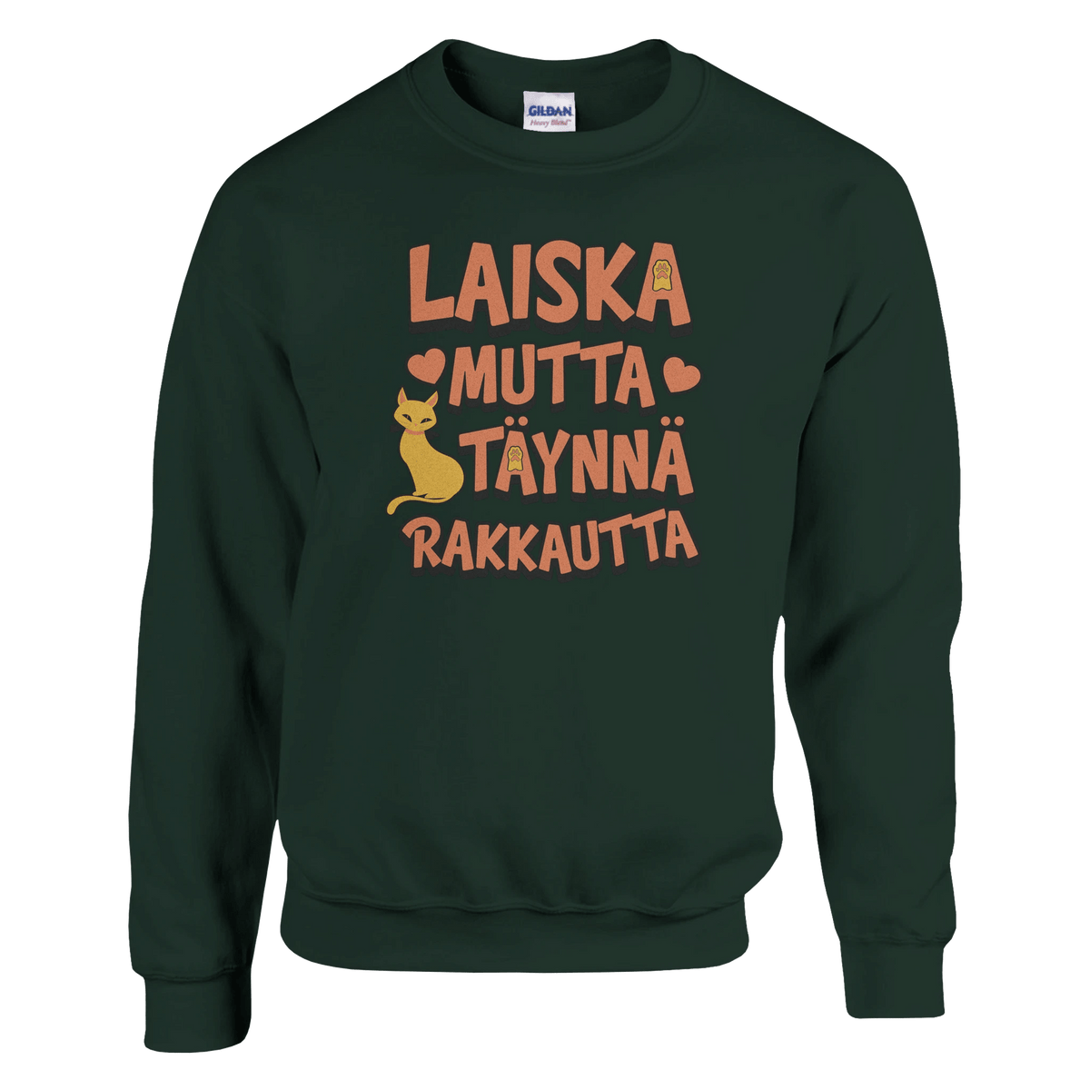 Laiska Mutta Täynnä Rakkautta - Collegepaita - Mun Paita