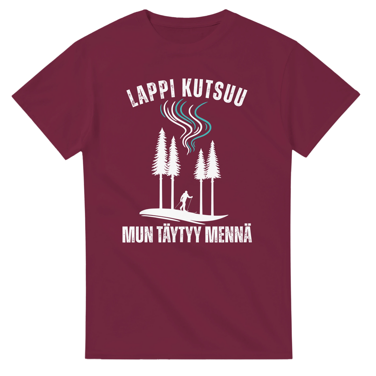Lappi Kutsuu - Mun Täytyy Mennä - Hiihtäjä - 3XL - 5XL T - paita - Mun Paita