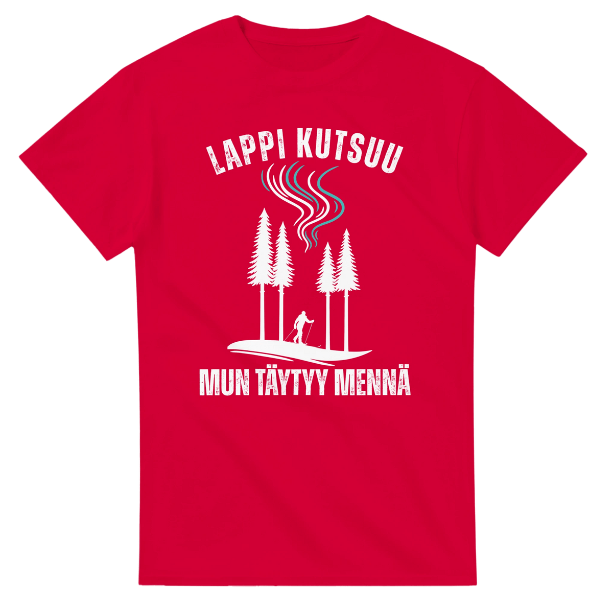 Lappi Kutsuu - Mun Täytyy Mennä - Hiihtäjä - 3XL - 5XL T - paita - Mun Paita