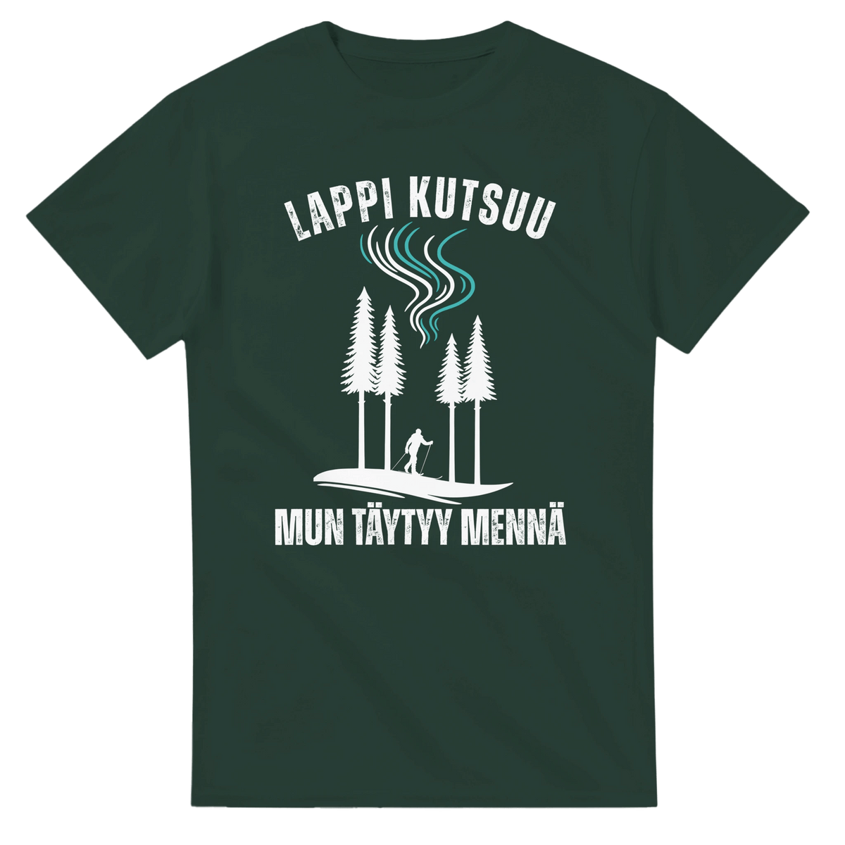 Lappi Kutsuu - Mun Täytyy Mennä - Hiihtäjä - 3XL - 5XL T - paita - Mun Paita