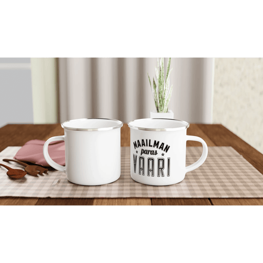 Maailman Paras Vaari - Emalimuki 3,5dl - Mun Paita
