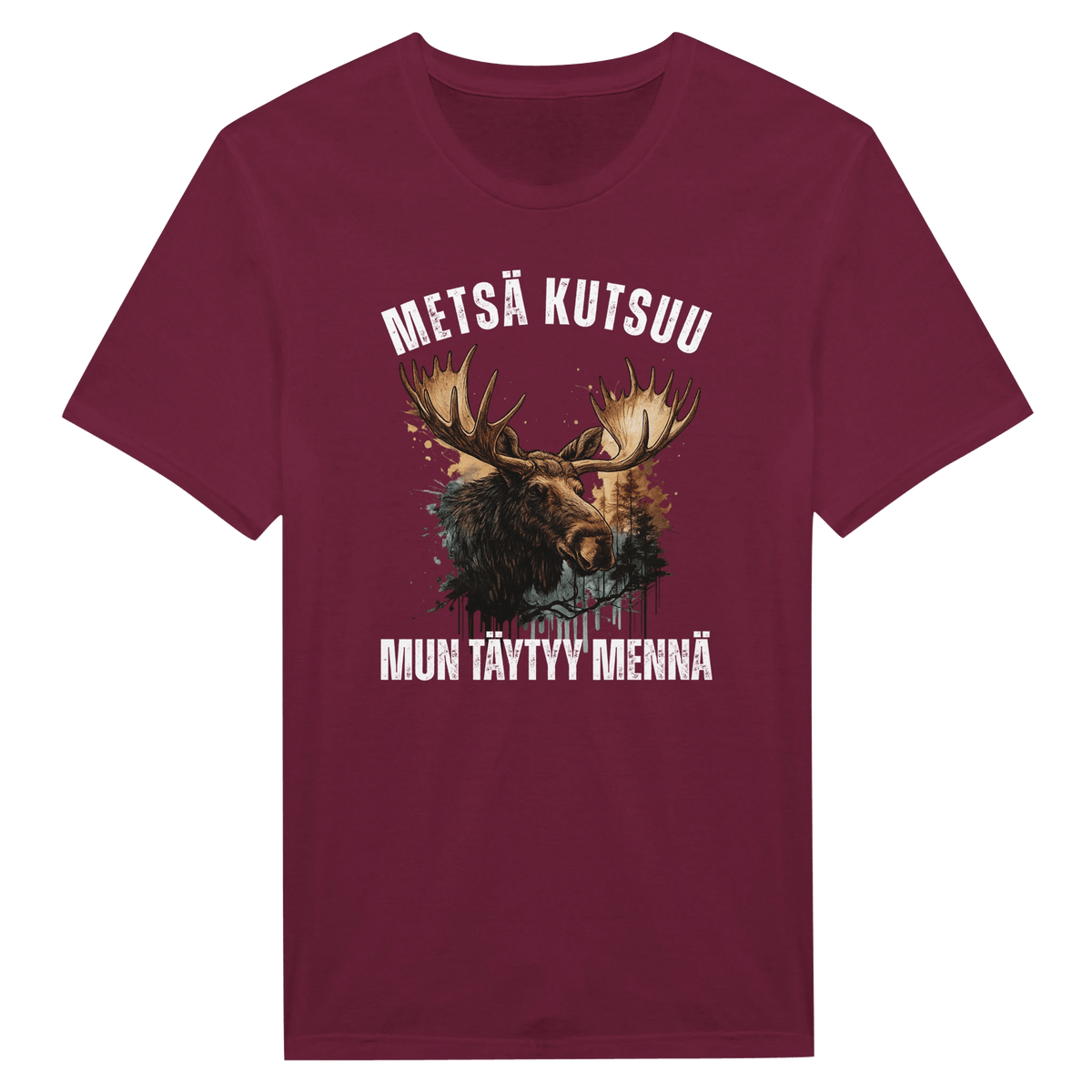 Metsä Kutsuu, Mun Täytyy Mennä - Hirvi - Miesten T - paita - Mun Paita