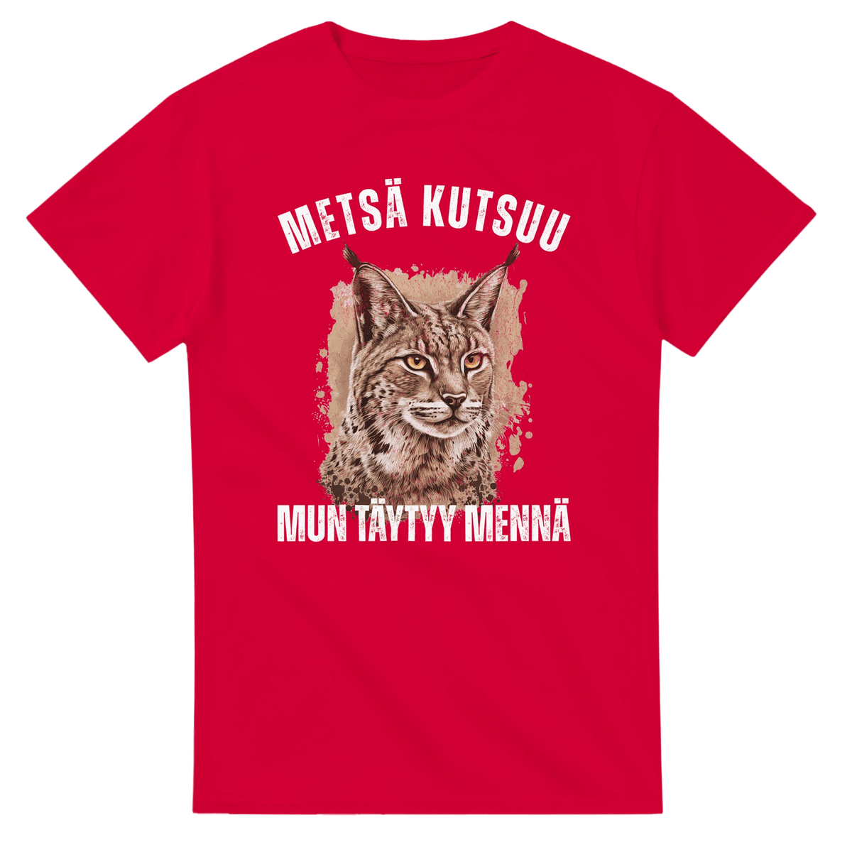 Metsä Kutsuu, Mun Täytyy Mennä - Ilves - 3XL - 5XL T - paita - Mun Paita
