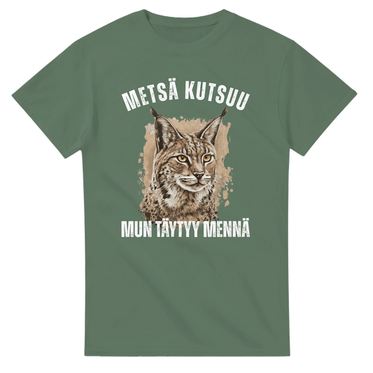 Metsä Kutsuu, Mun Täytyy Mennä - Ilves - 3XL - 5XL T - paita - Mun Paita