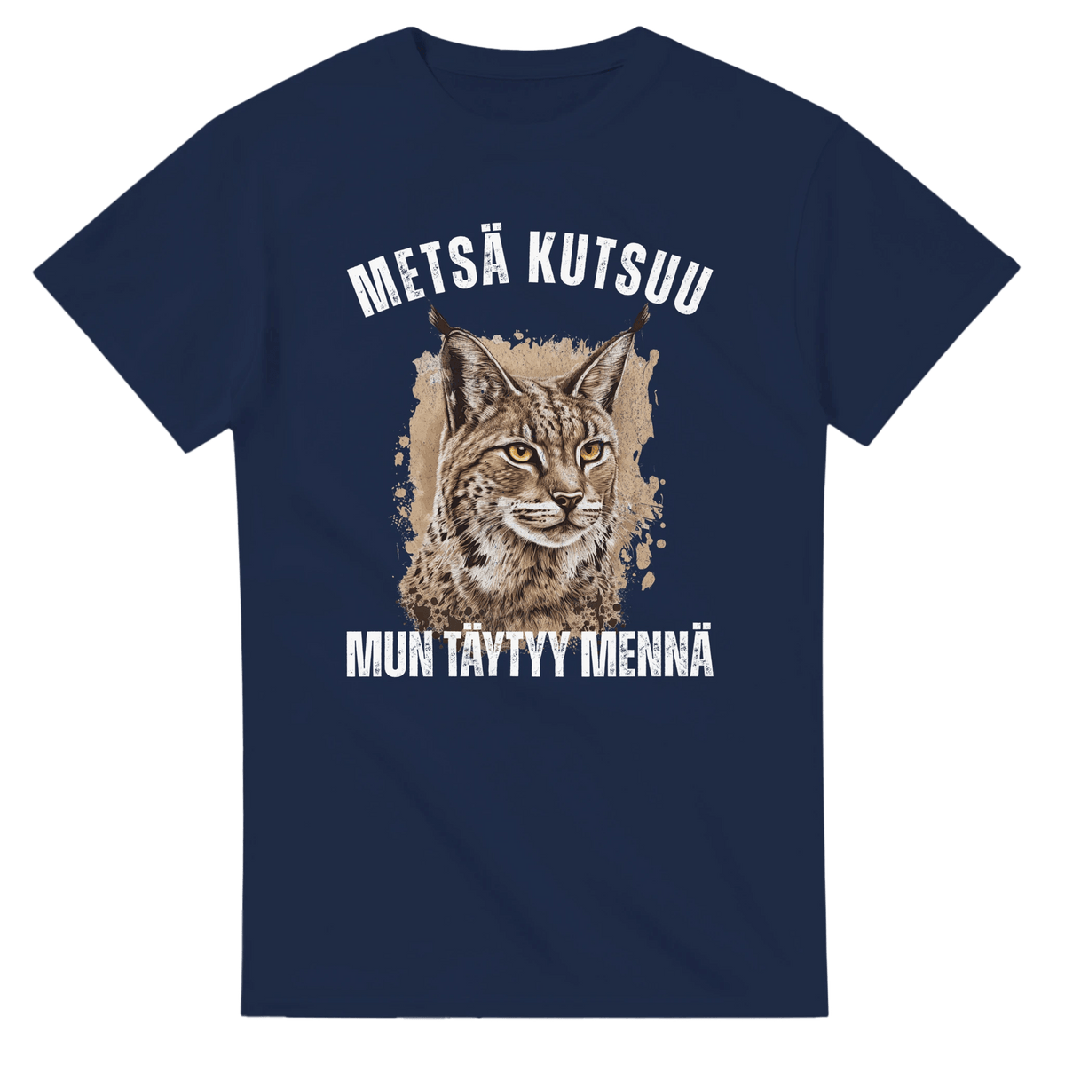 Metsä Kutsuu, Mun Täytyy Mennä - Ilves - 3XL - 5XL T - paita - Mun Paita