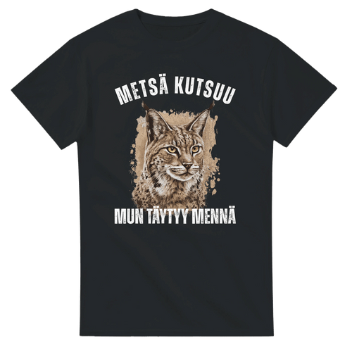 Metsä Kutsuu, Mun Täytyy Mennä - Ilves - 3XL - 5XL T - paita - Mun Paita