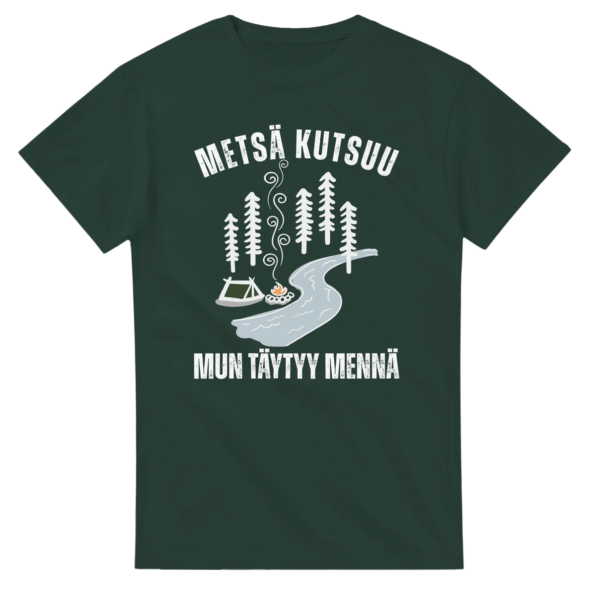 Metsä Kutsuu, Mun Täytyy Mennä - Joki - 3XL - 5XL T - paita - Mun Paita