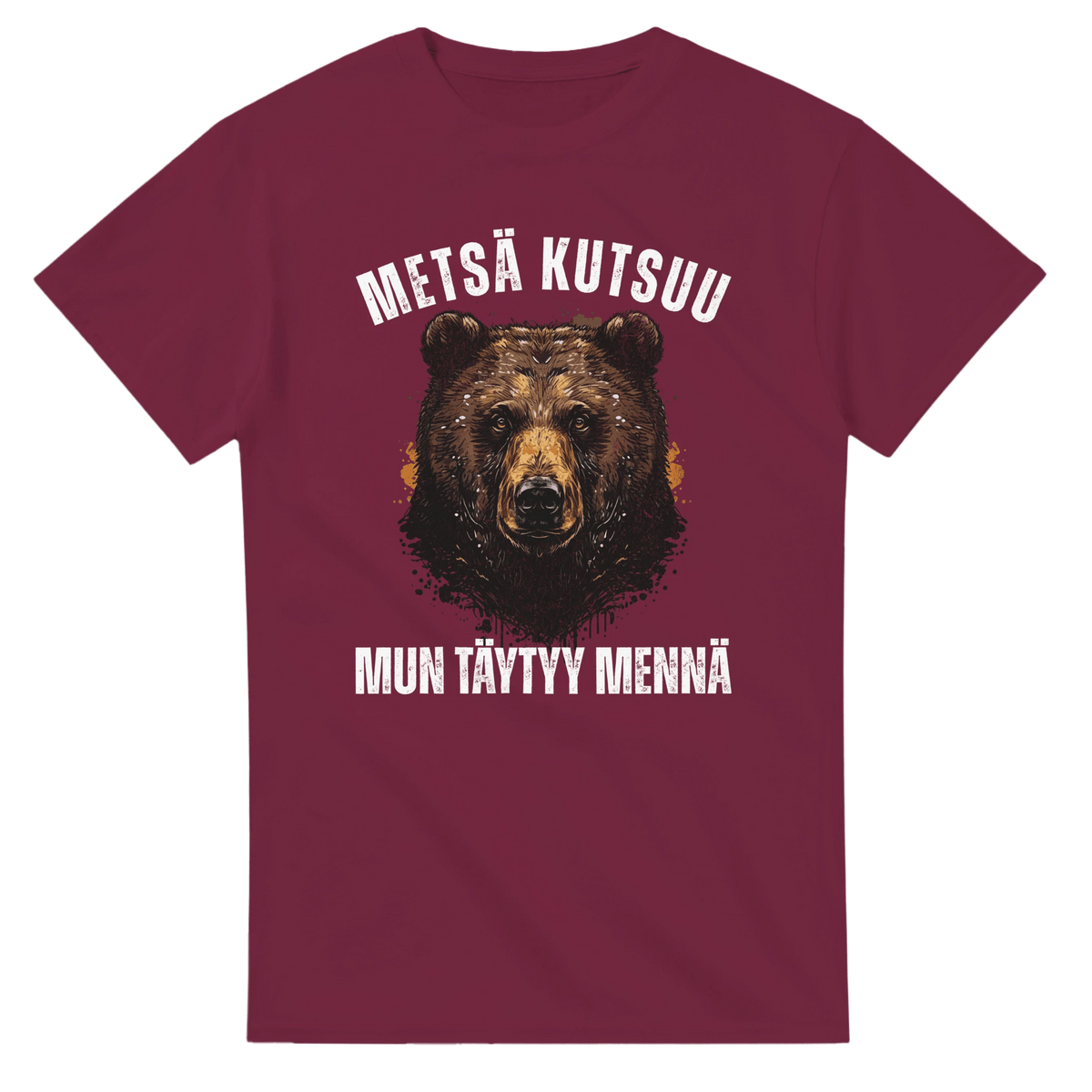 Metsä Kutsuu, Mun Täytyy Mennä - Karhu - 3XL - 5XL T - paita - Mun Paita