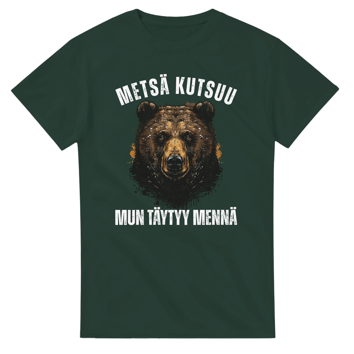 Metsä Kutsuu, Mun Täytyy Mennä - Karhu - 3XL - 5XL T - paita - Mun Paita