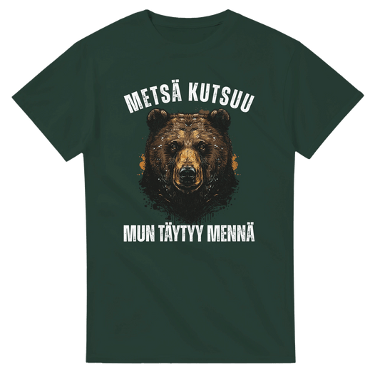 Metsä Kutsuu, Mun Täytyy Mennä - Karhu - 3XL - 5XL T - paita - Mun Paita