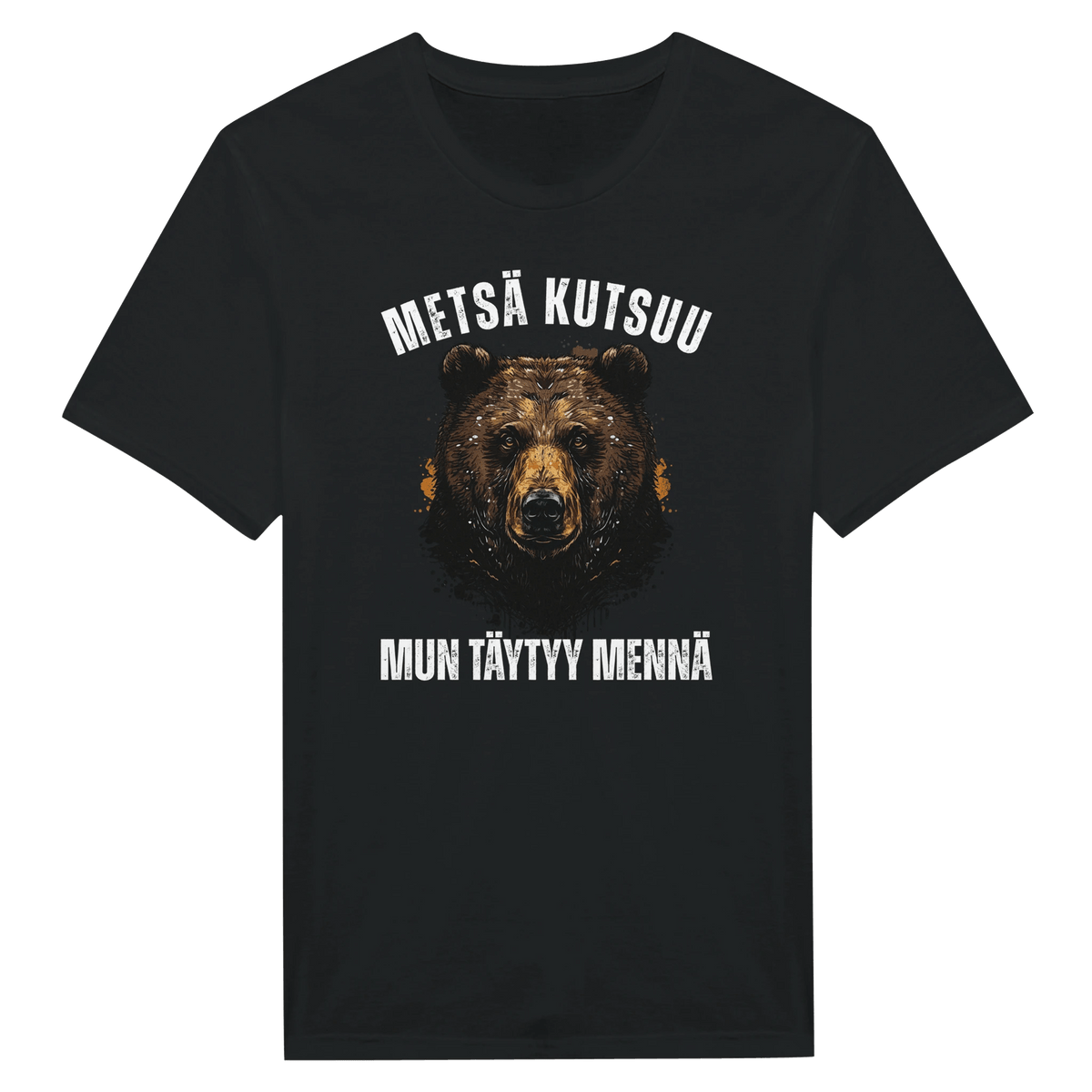 Metsä Kutsuu, Mun Täytyy Mennä - Karhu - Miesten T - paita - Mun Paita