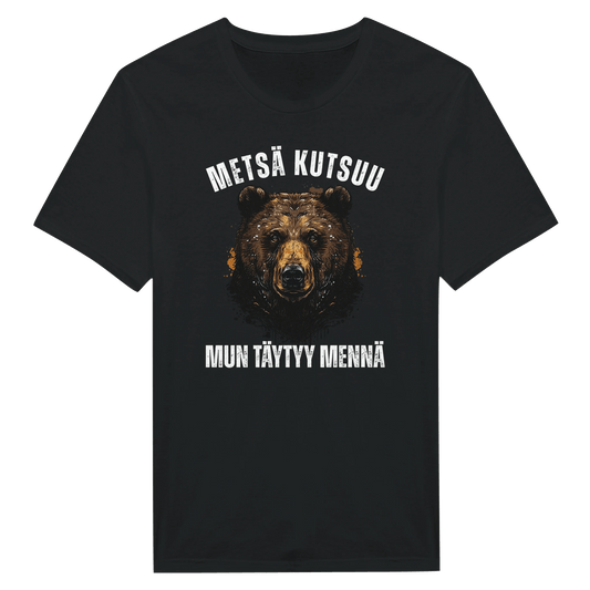 Metsä Kutsuu, Mun Täytyy Mennä - Karhu - Miesten T - paita - Mun Paita