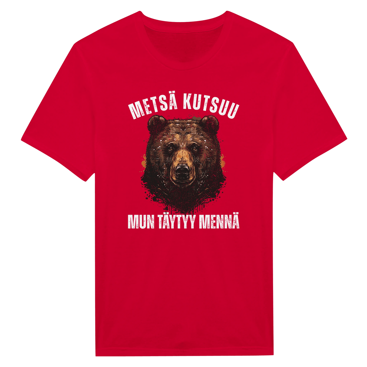 Metsä Kutsuu, Mun Täytyy Mennä - Karhu - Miesten T - paita - Mun Paita