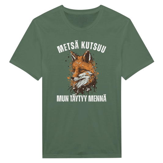 Metsä Kutsuu, Mun Täytyy Mennä - Kettu - Miesten T - paita - Mun Paita