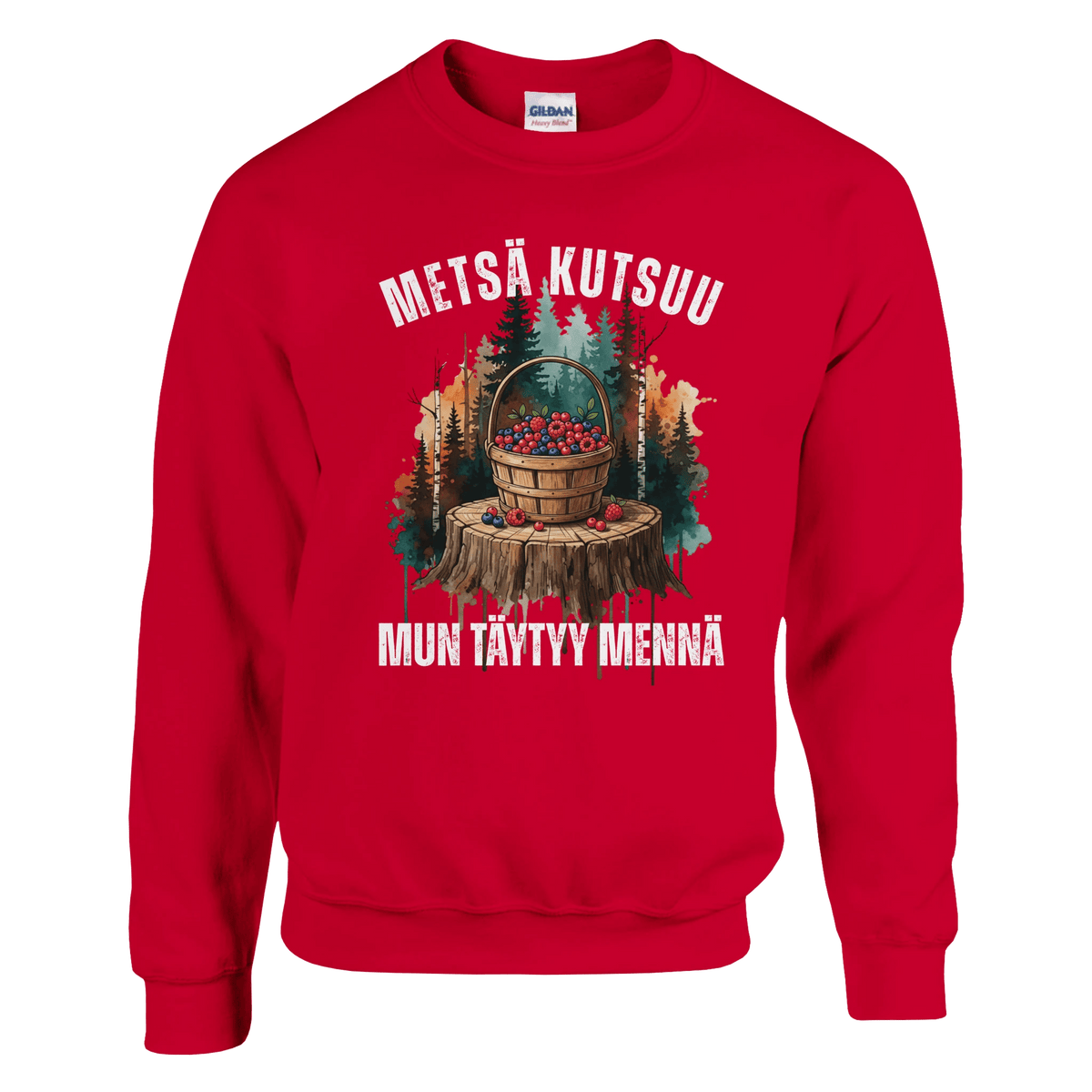 Metsä Kutsuu, Mun Täytyy Mennä - Marjat - Collegepaita - Mun Paita
