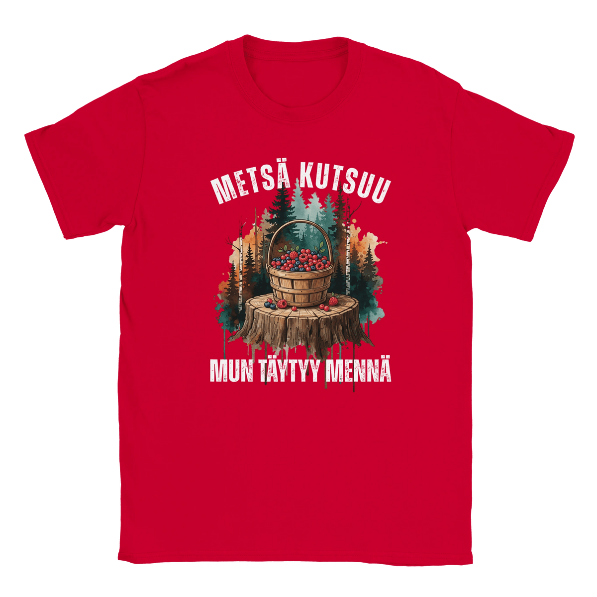 Metsä Kutsuu, Mun Täytyy Mennä - Marjat - Miesten T - paita - Mun Paita