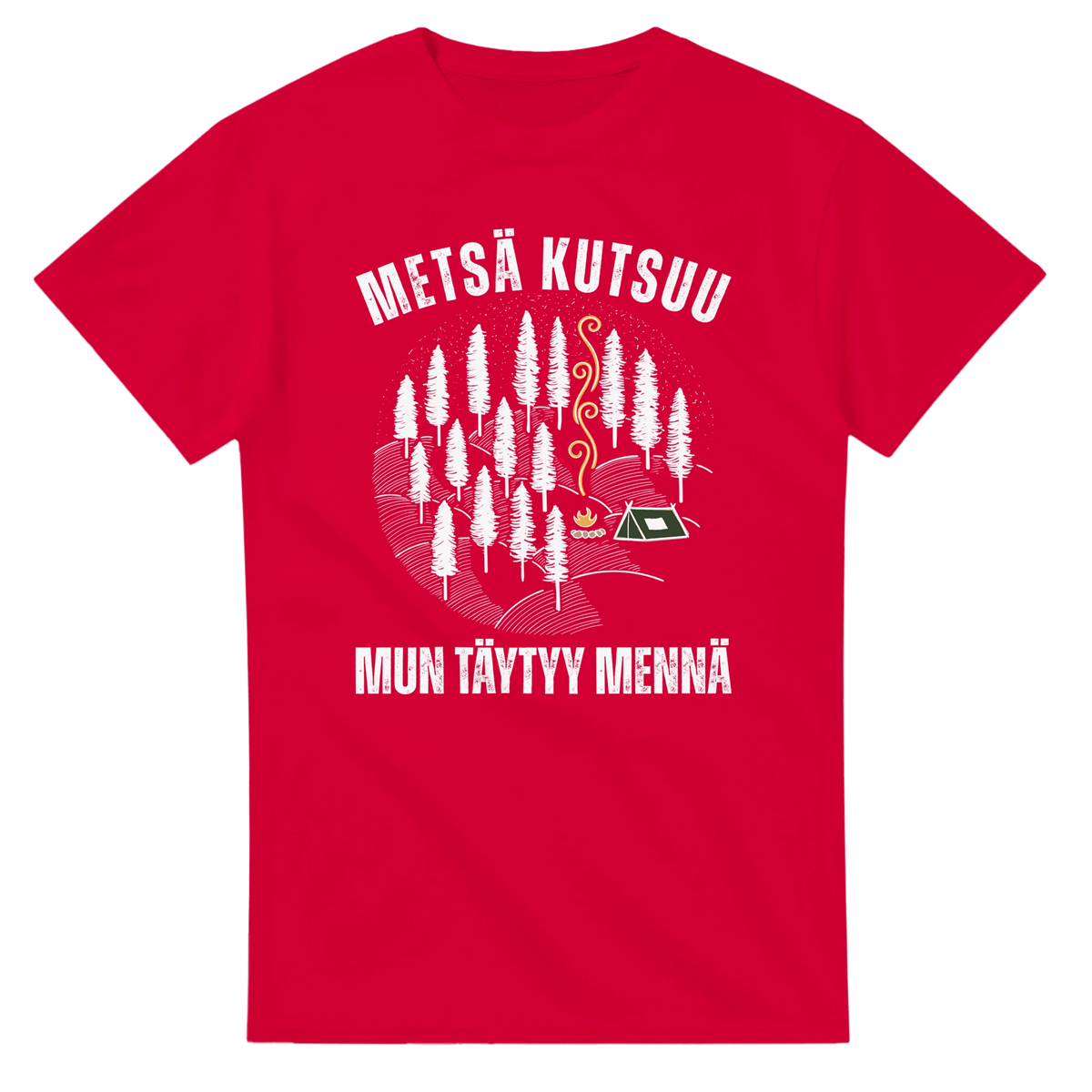 Metsä Kutsuu, Mun Täytyy Mennä - Metsä - 3XL - 5XL T - paita - Mun Paita