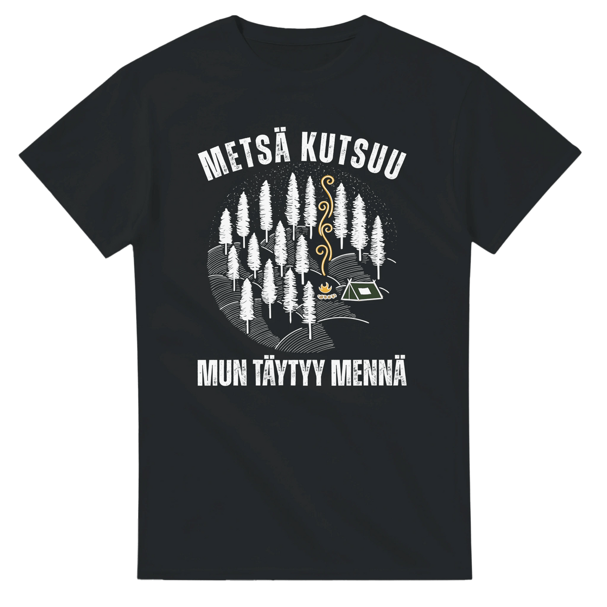 Metsä Kutsuu, Mun Täytyy Mennä - Metsä - 3XL - 5XL T - paita - Mun Paita