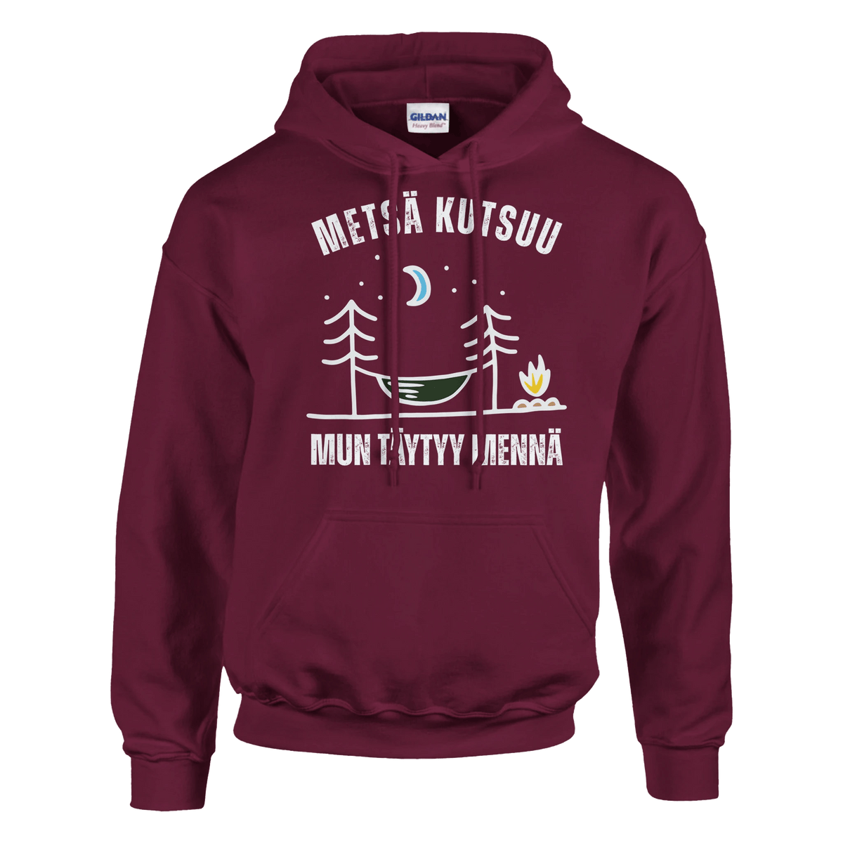 Metsä Kutsuu, Mun Täytyy Mennä - Riippumatto - Huppari - Mun Paita