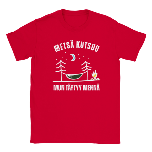 Metsä Kutsuu, Mun Täytyy Mennä - Riippumatto - Miesten T - paita - Mun Paita