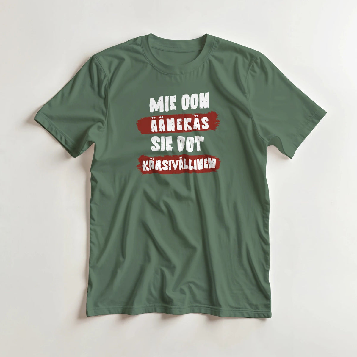 Mie Oon Äänekäs - Sie Oot Kärsivällinen - 3XL - 5XL T - paita - Mun Paita