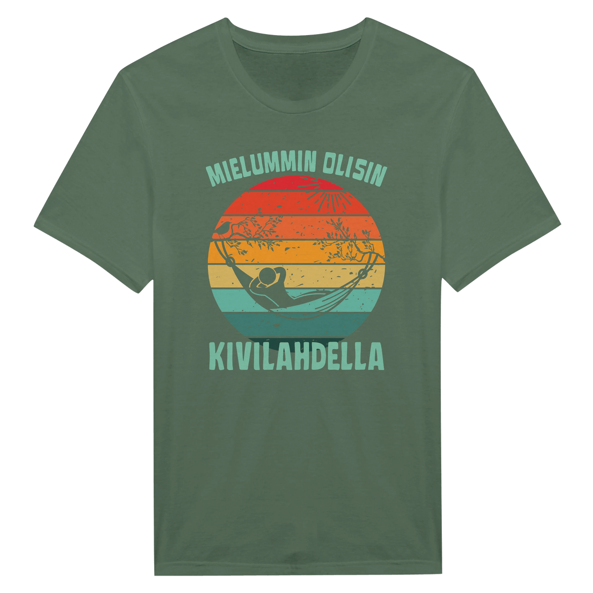 Mielummin Olisin Kivilahdella - Miesten T - paita - Mun Paita