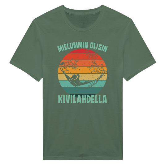 Mielummin Olisin Kivilahdella - Miesten T - paita - Mun Paita