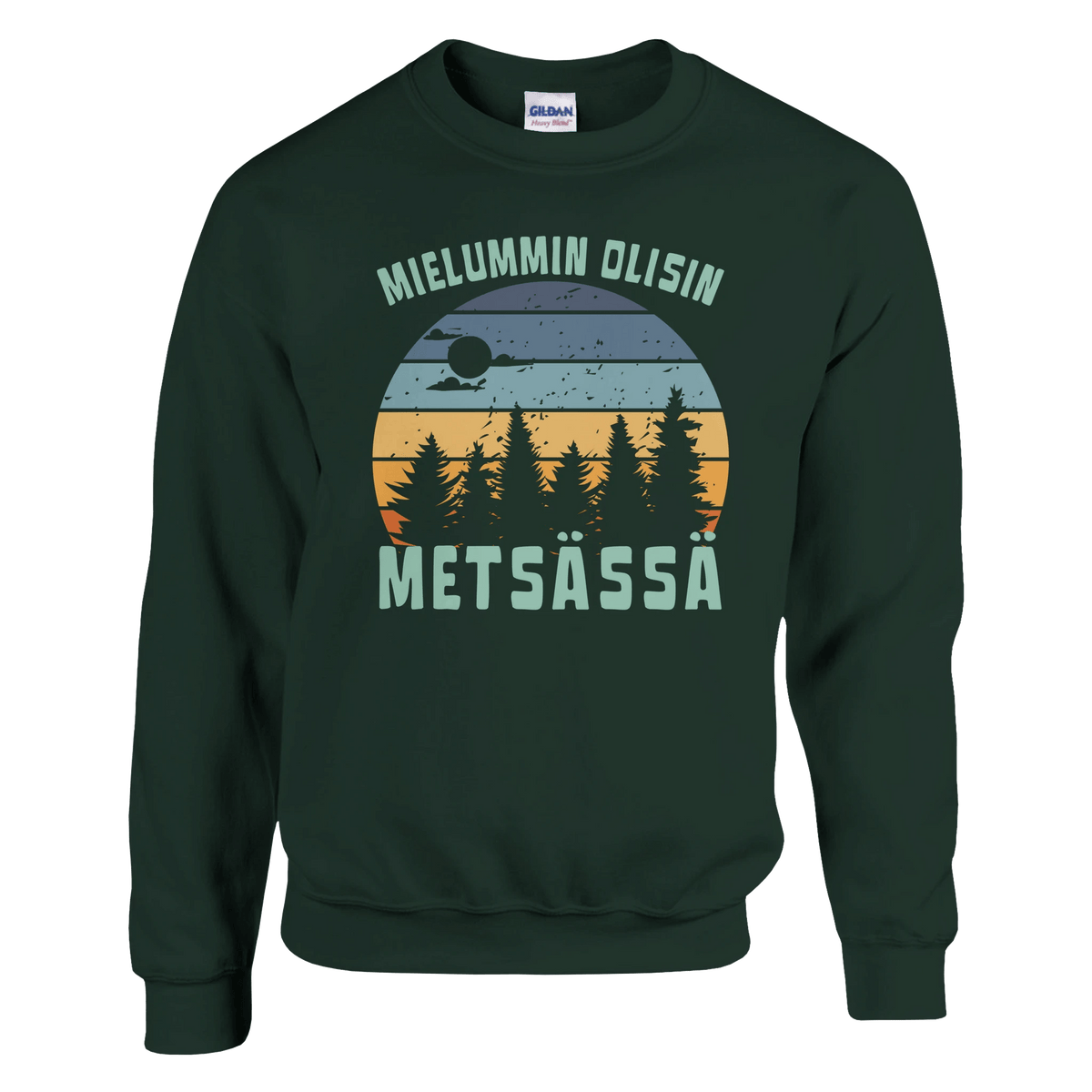 Mielummin Olisin Metsässä - Collegepaita - Mun Paita
