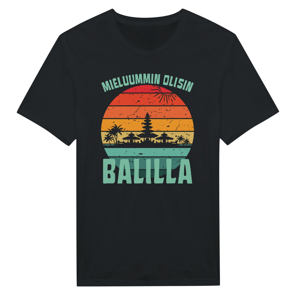 Mieluummin Olisin Balilla v.1 - Miesten T - paita - Mun Paita