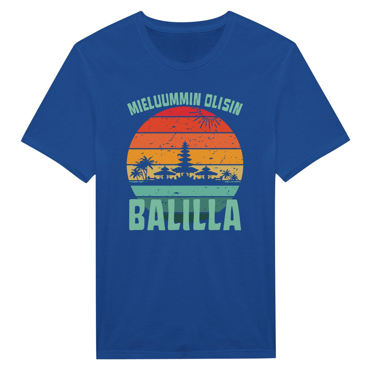 Mieluummin Olisin Balilla v.1 - Miesten T - paita - Mun Paita