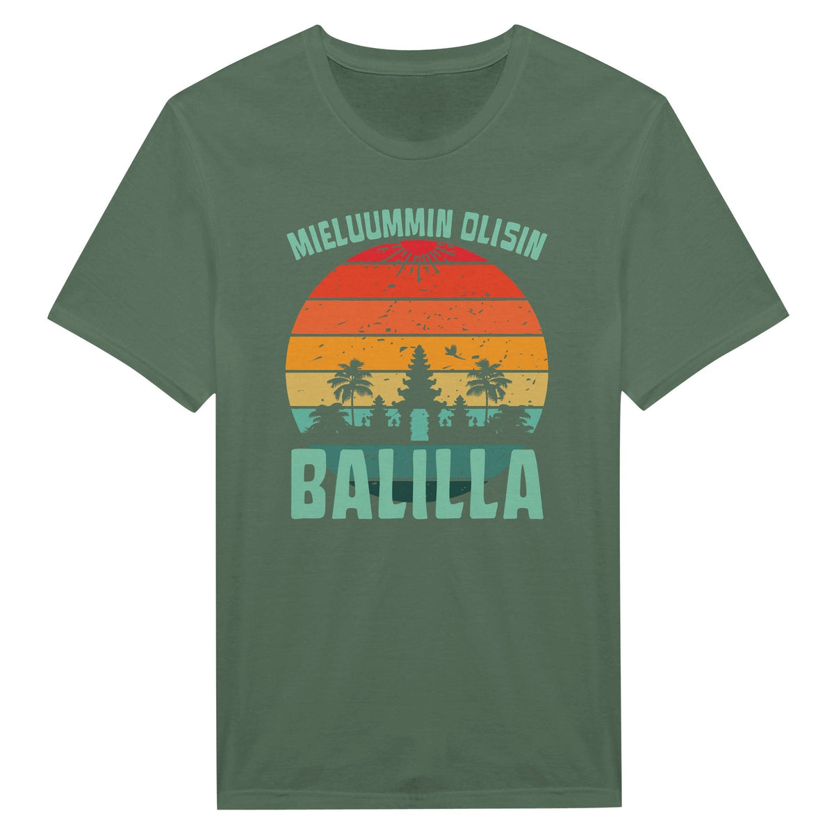 Mieluummin Olisin Balilla v.2 - Miesten T - paita - Mun Paita