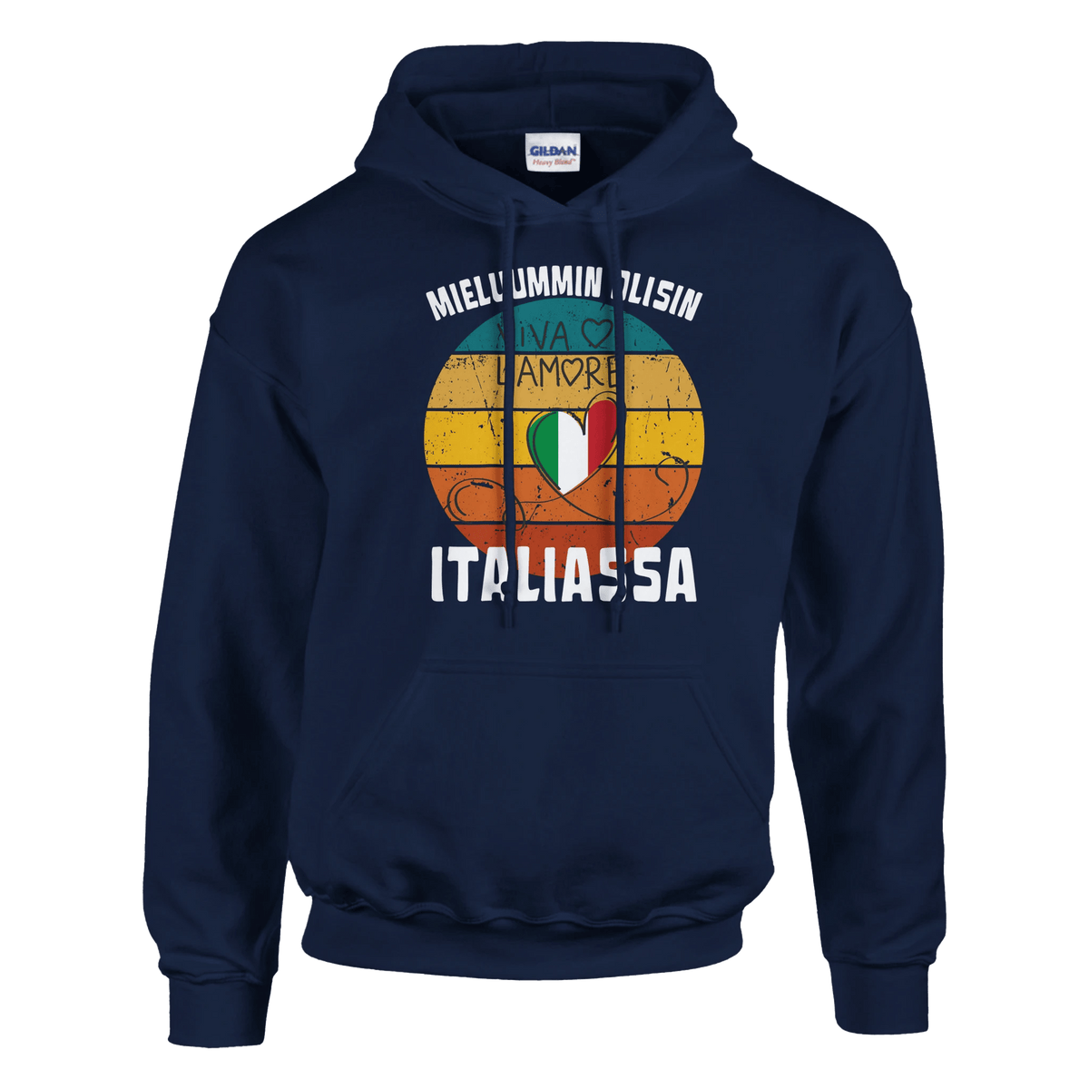 Mieluummin Olisin Italiassa - Huppari - Mun Paita
