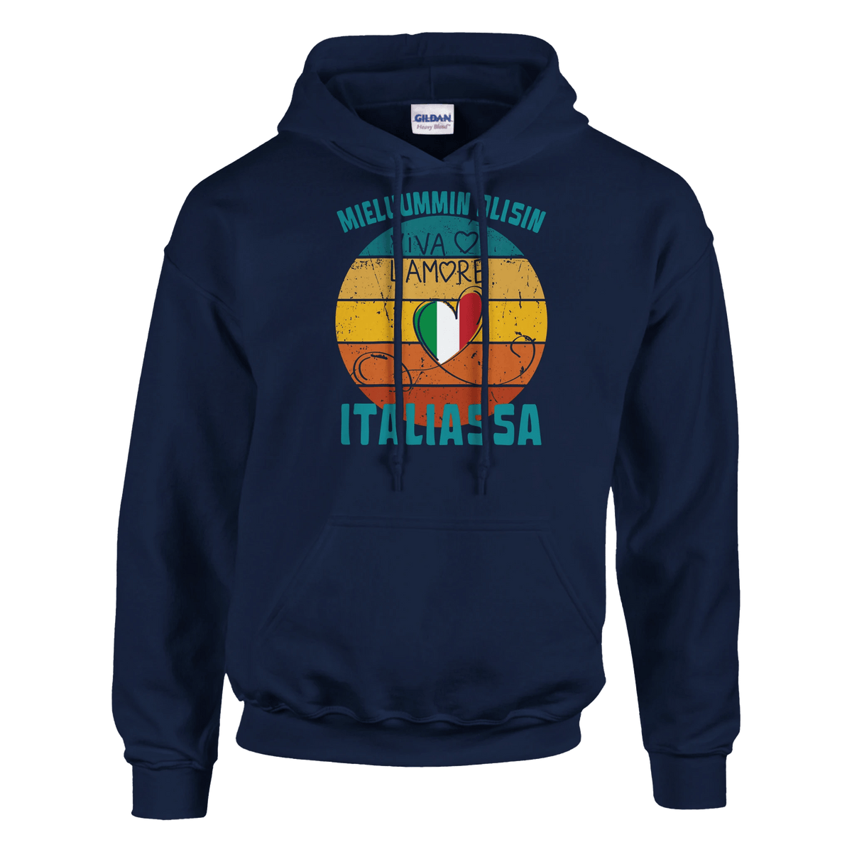 Mieluummin Olisin Italiassa - Huppari - Mun Paita