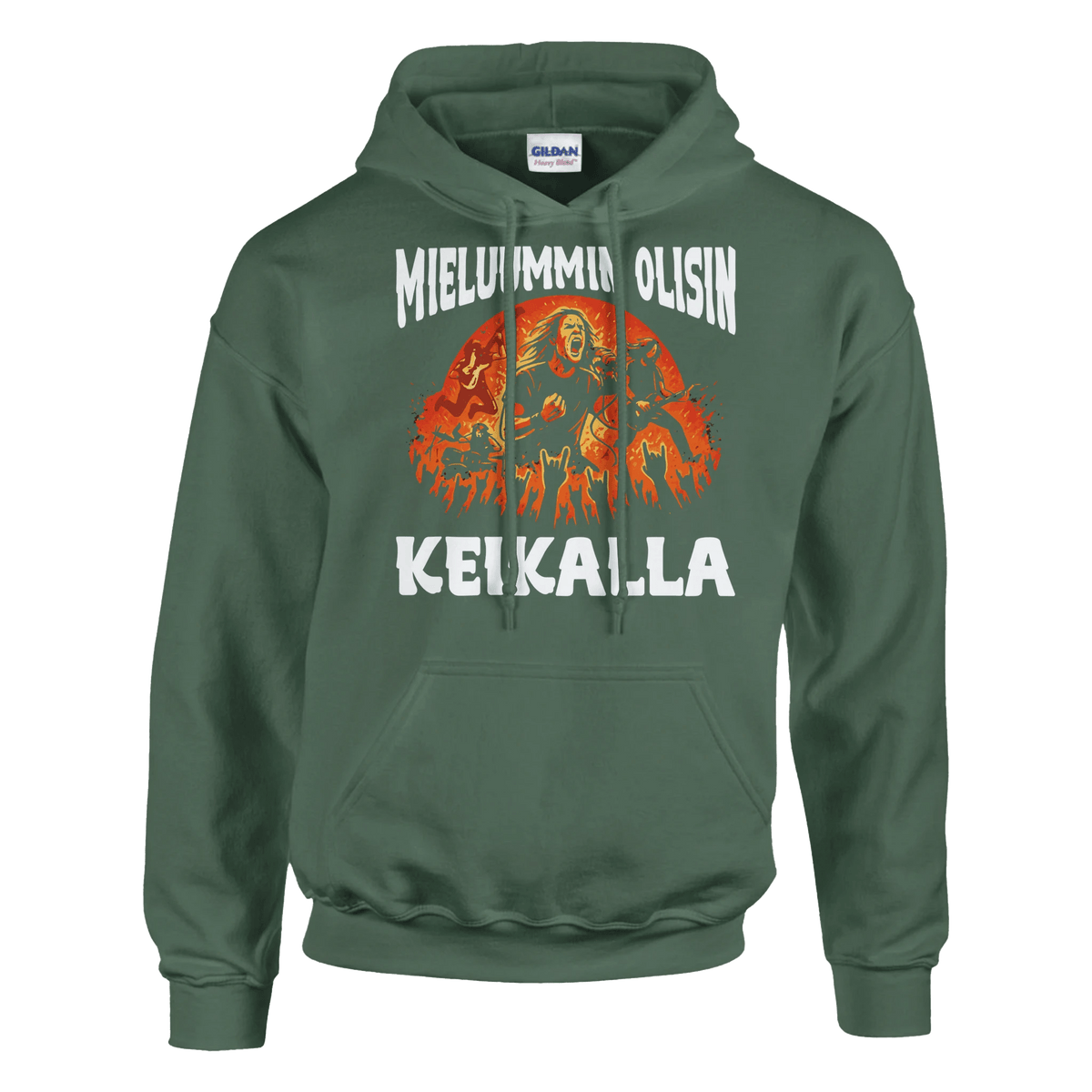 Mieluummin Olisin Keikalla - Huppari - Mun Paita
