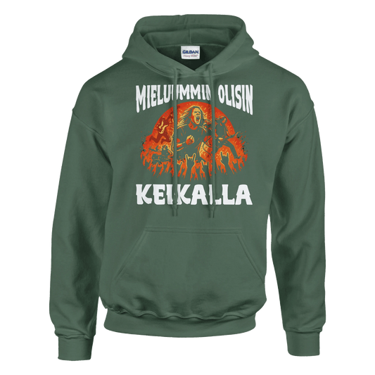Mieluummin Olisin Keikalla - Huppari - Mun Paita