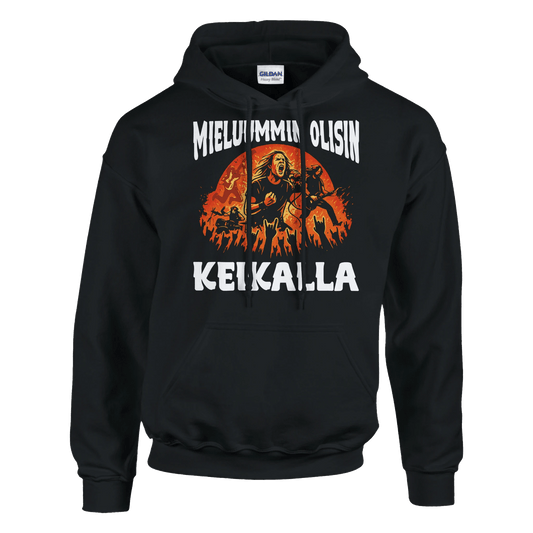 Mieluummin Olisin Keikalla - Huppari - Mun Paita