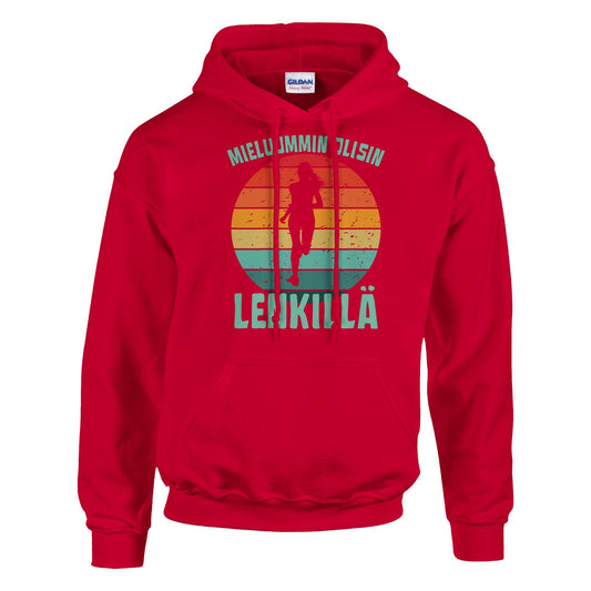 Mieluummin Olisin Lenkillä Naishahmo - Huppari - Mun Paita