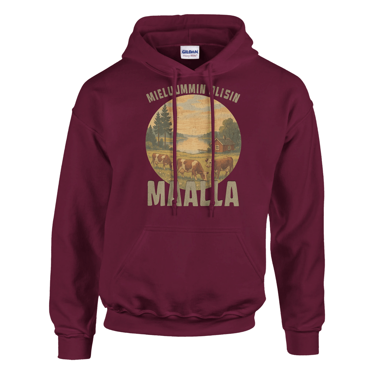 Mieluummin Olisin Maalla 2 - Huppari - Mun Paita
