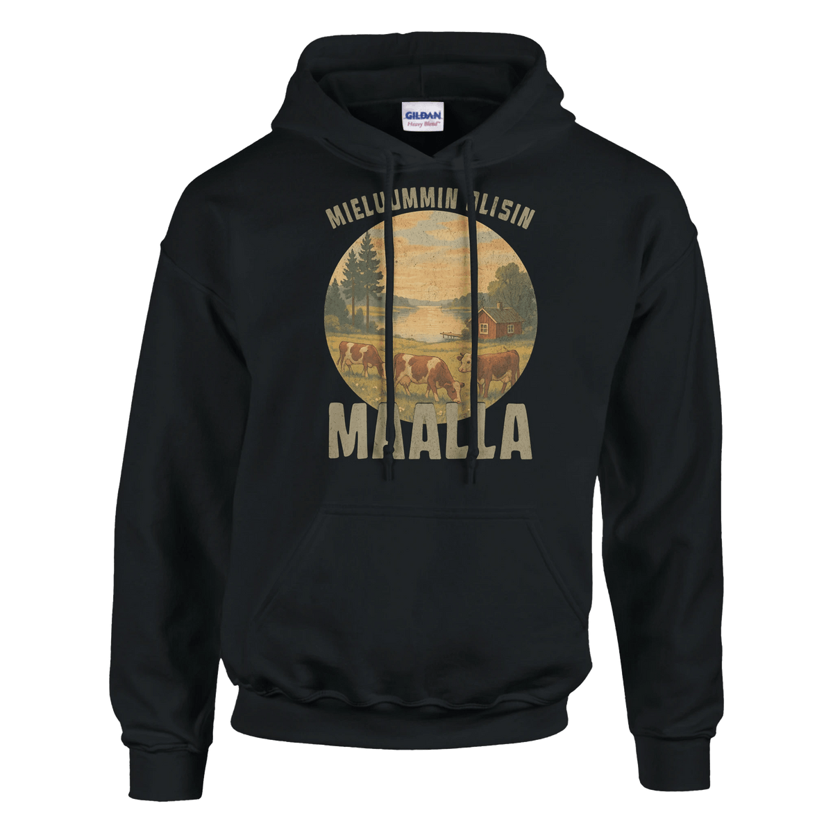 Mieluummin Olisin Maalla 2 - Huppari - Mun Paita