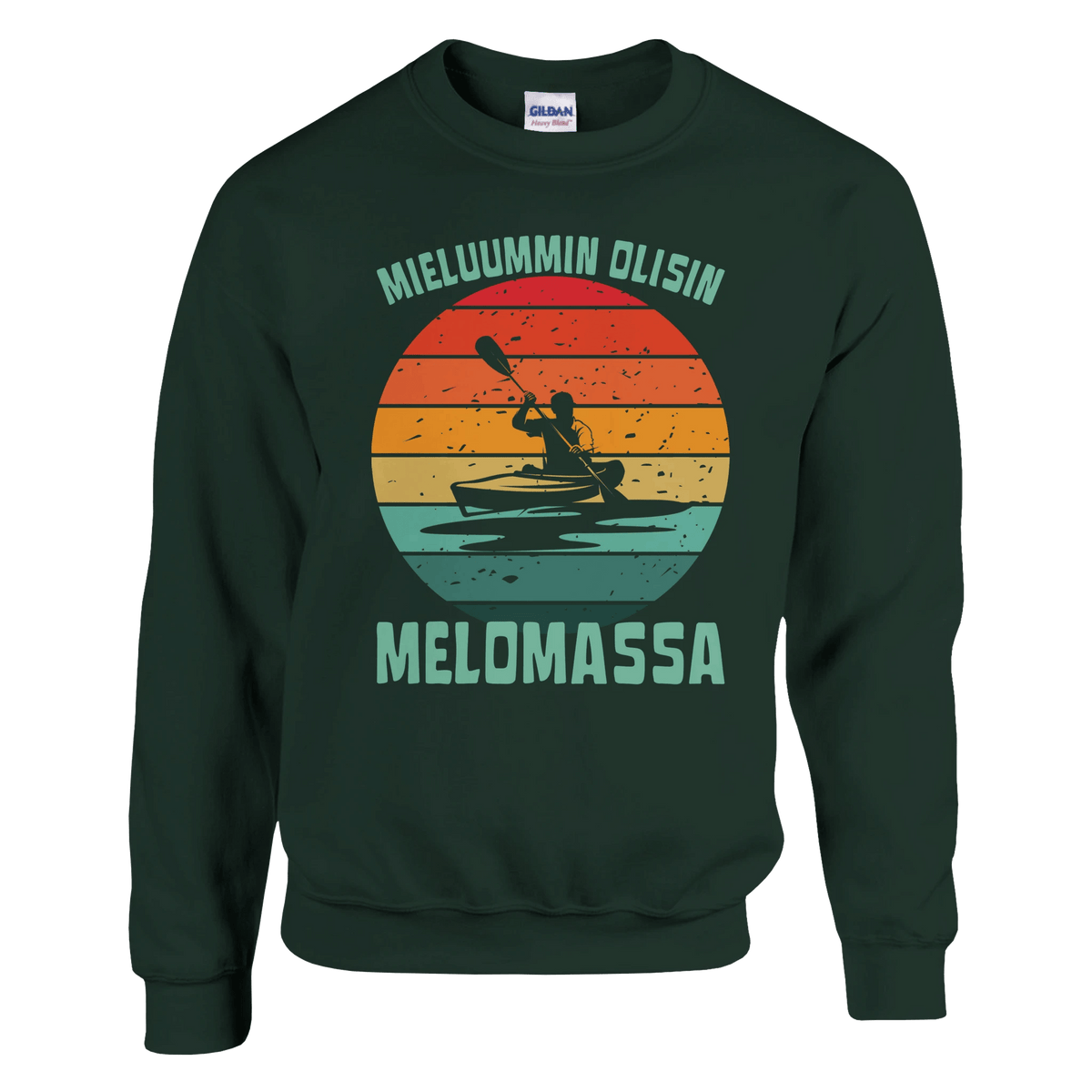 Mieluummin Olisin Melomassa v.2 - Collegepaita - Mun Paita