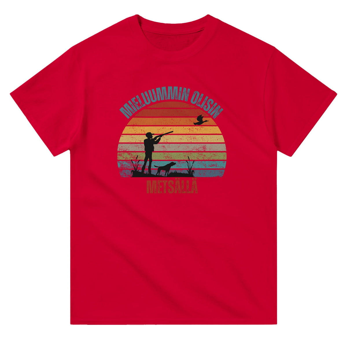 Mieluummin Olisin Metsällä - 3XL - 5XL - Mun Paita