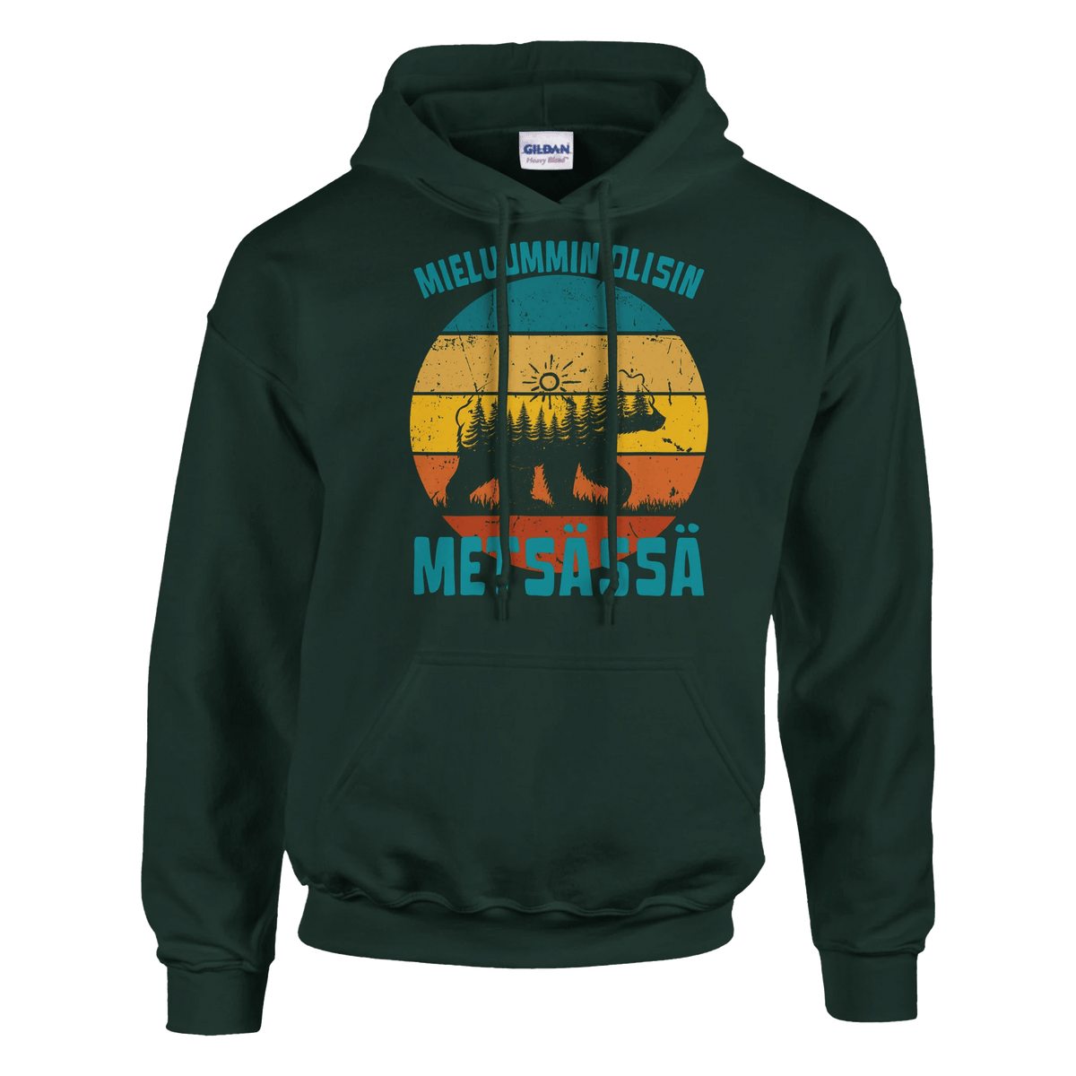 Mieluummin Olisin Metsässä v.7 - Huppari - Mun Paita