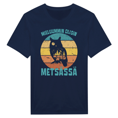 Mieluummin Olisin Metsässä v.8 - Miesten T - paita - Mun Paita