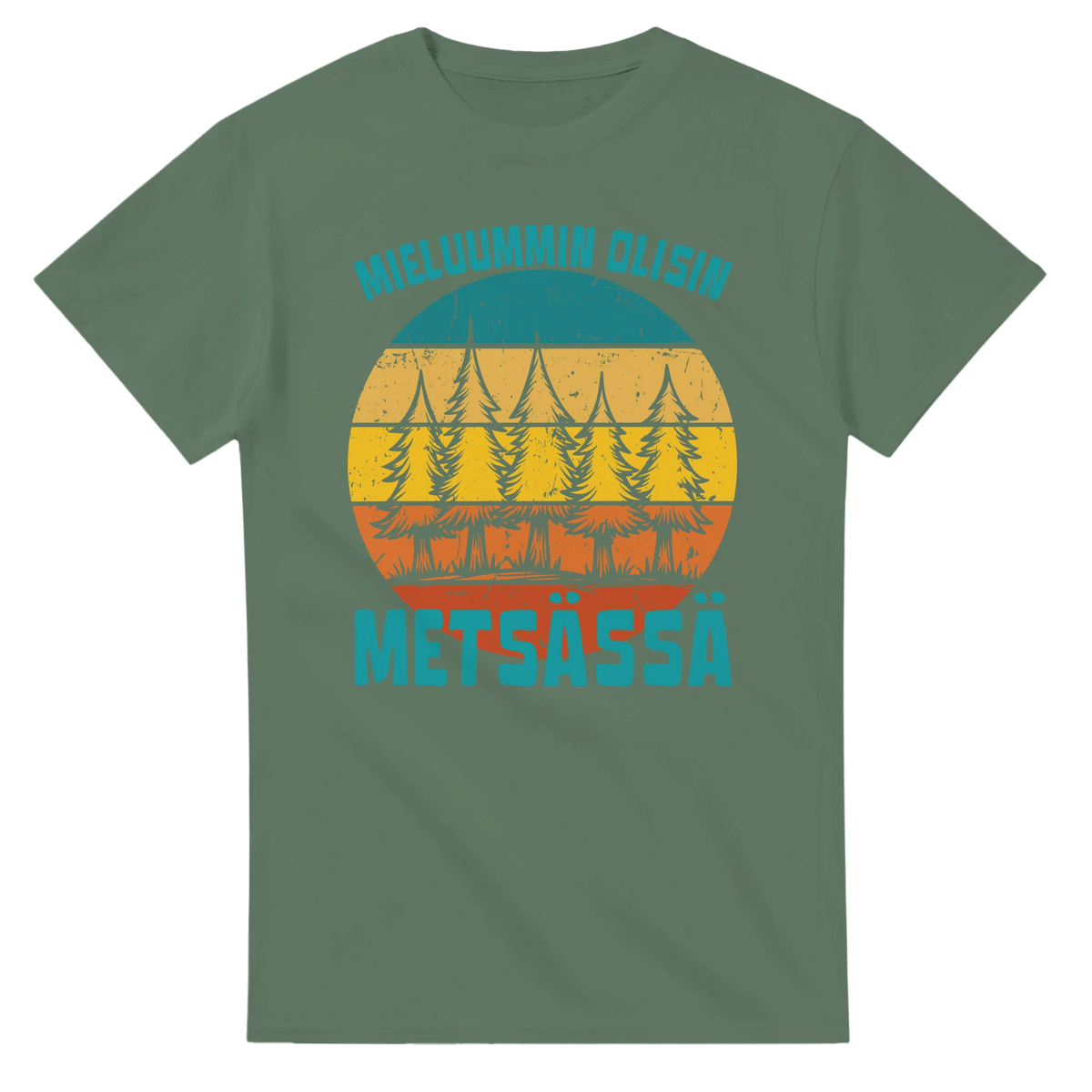 Mieluummin Olisin Metsässä v.9 - 3XL - 5XL - Mun Paita