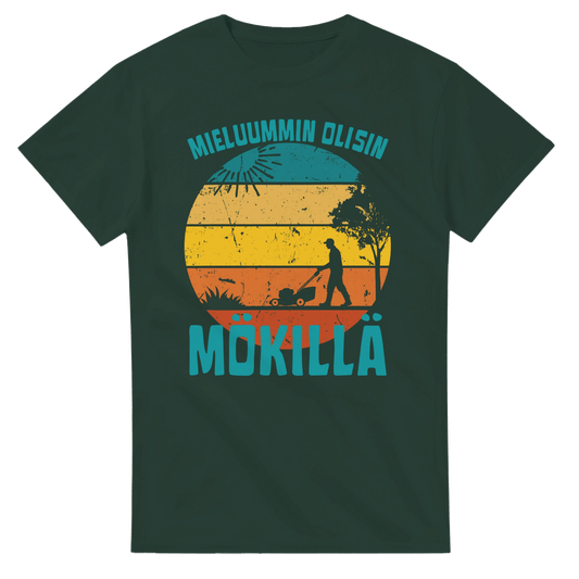 Mieluummin Olisin Mökillä Leikkaamassa Ruohoa - 3XL - 5XL - Mun Paita