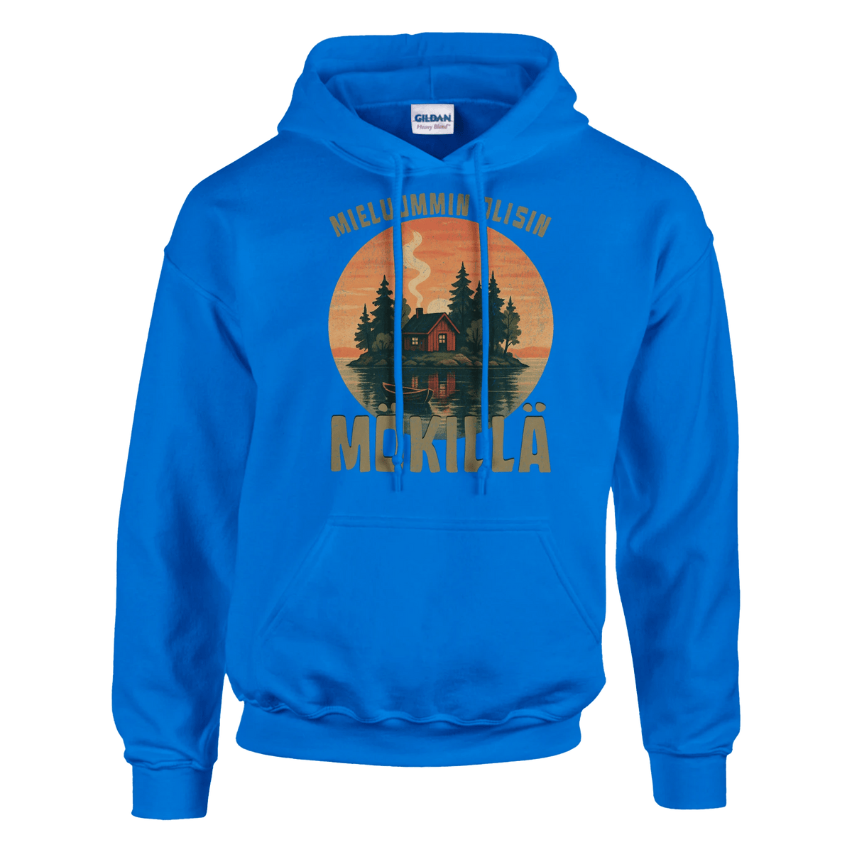 Mieluummin Olisin Mökillä Saaressa - Huppari - Mun Paita