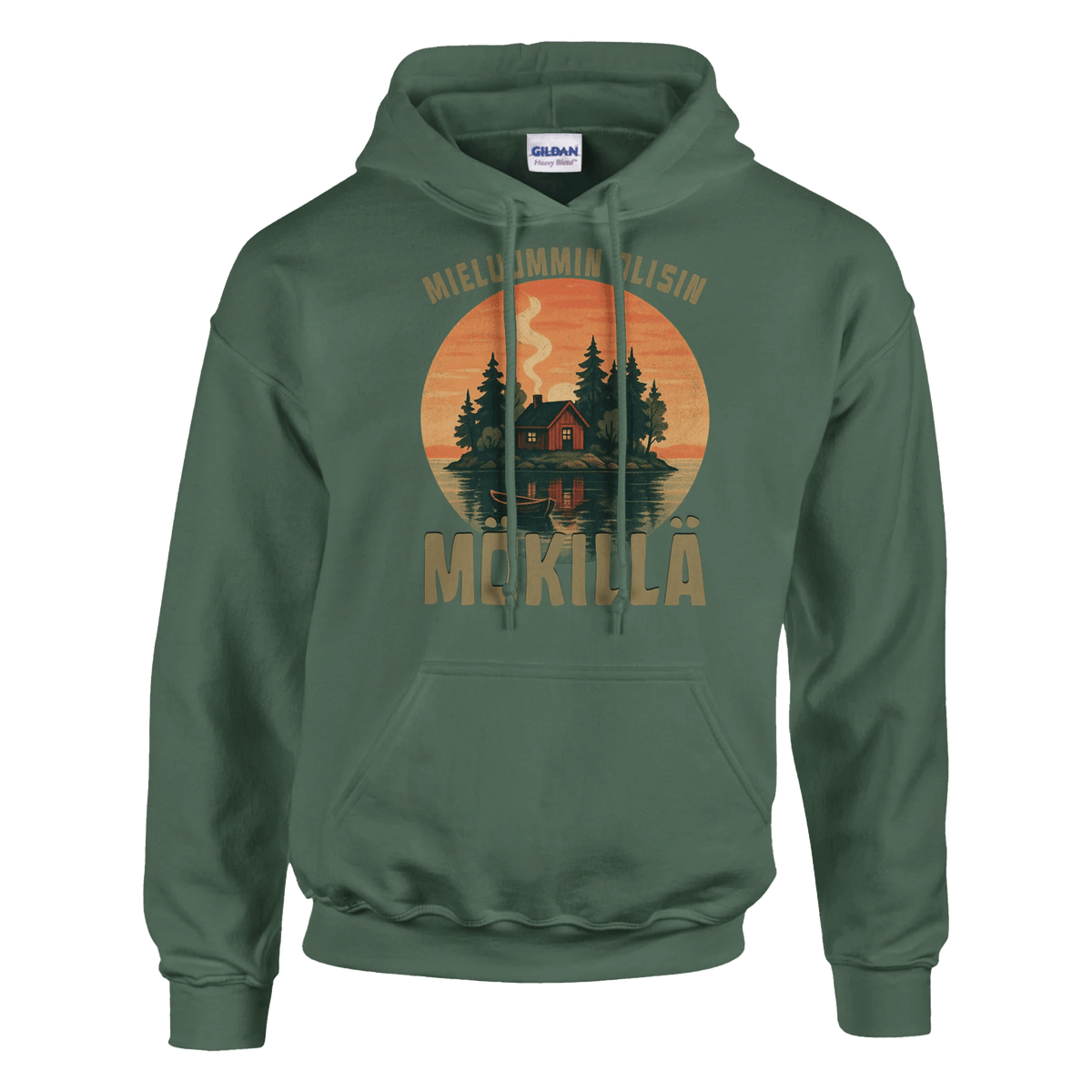 Mieluummin Olisin Mökillä Saaressa - Huppari - Mun Paita