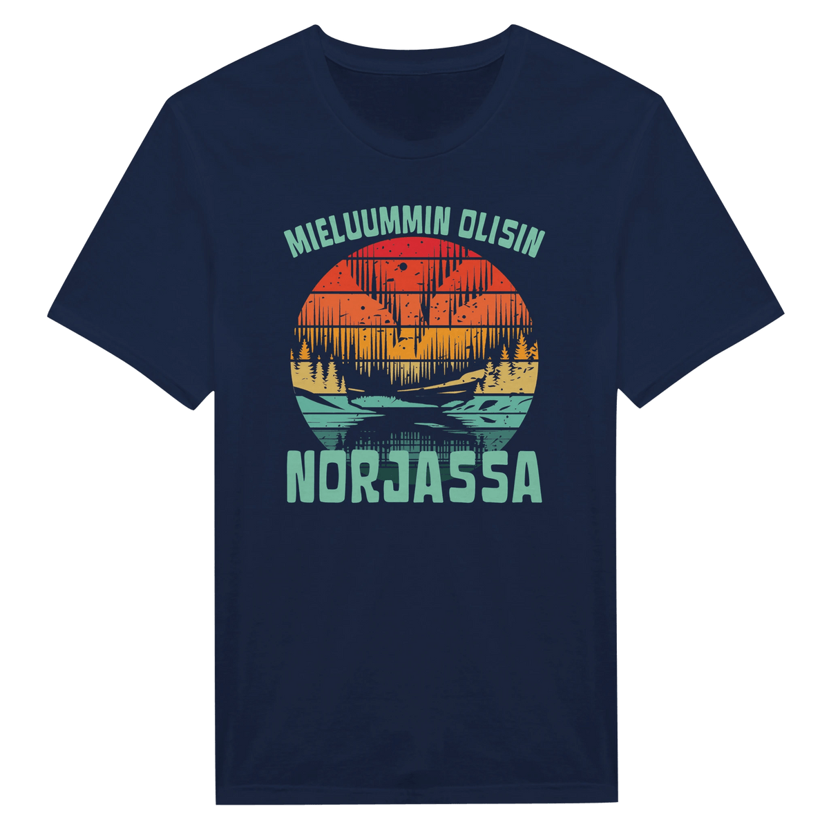 Mieluummin Olisin Norjassa - Miesten T - paita - Mun Paita